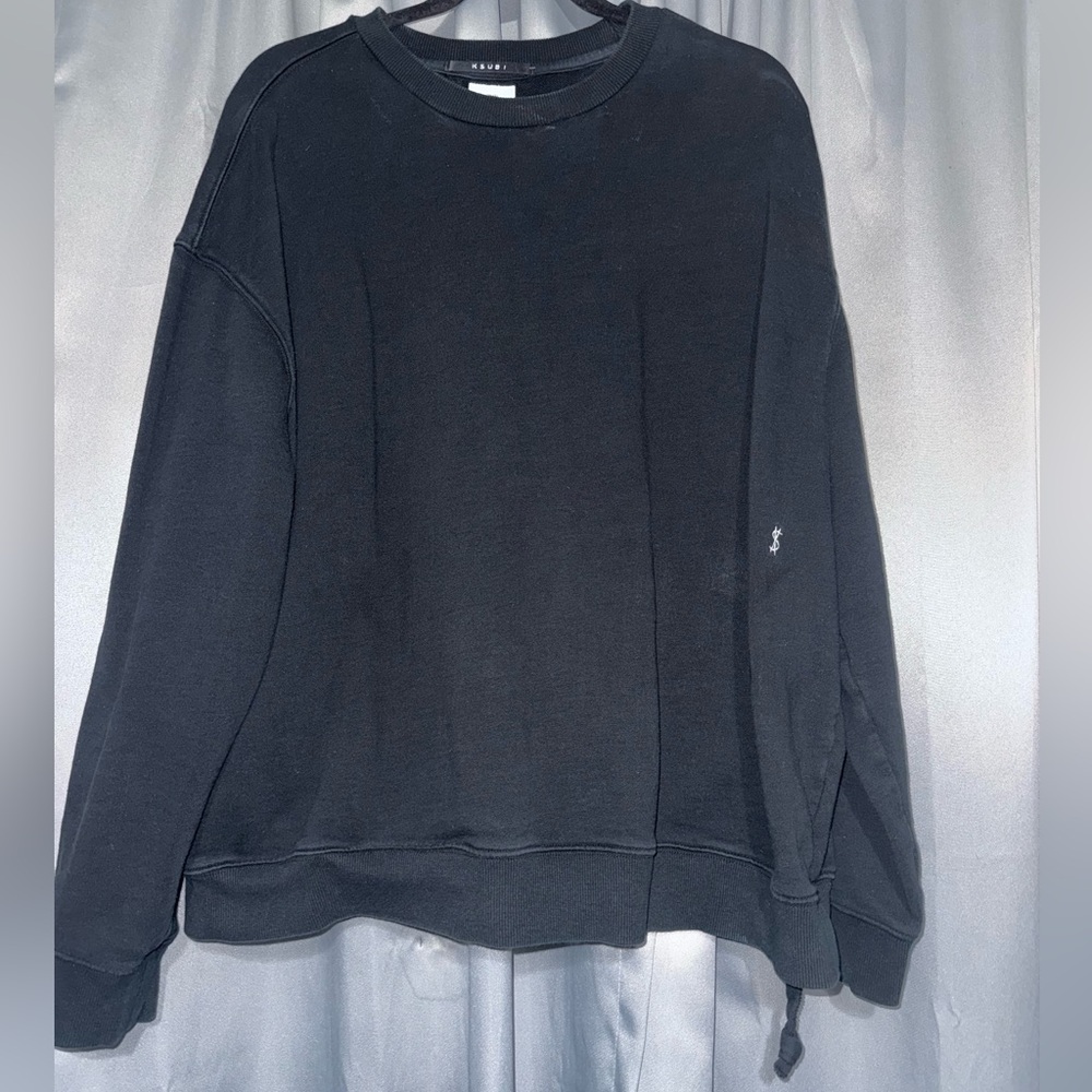 Ksubi Charcoal Knit Top